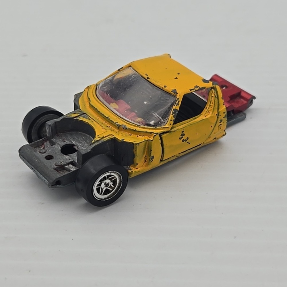 Hot Wheels 6605 Miura P400 Lamborghini Red Yellow Parts Car Italy